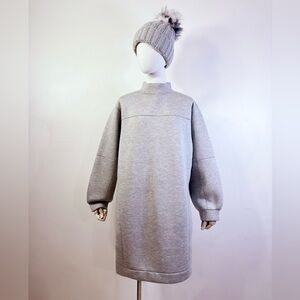 🩶 StyleNanda Grey Longline Sweatshirt (Oversized Fit)